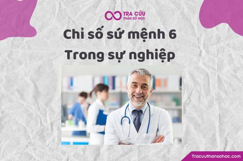 Chỉ số sứ mệnh 6 trong sự nghiệp Chỉ số sứ mệnh 6 trong sự nghiệp