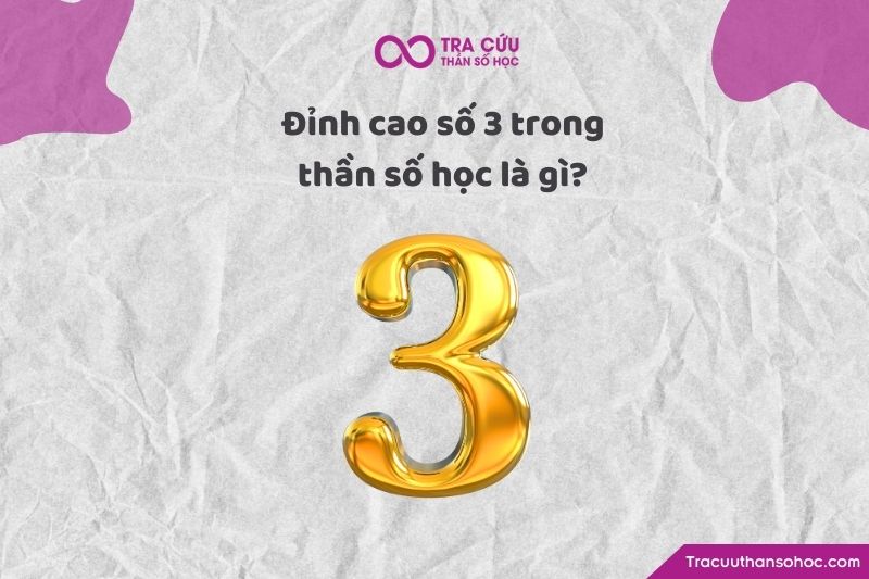 Nếu số 1 là sự tự lập, số 2 là sự kết nối tâm linh, thì số 3 chính là sự thể hiện bản thân. Nếu số 1 là sự tự lập, số 2 là sự kết nối tâm linh, thì số 3 chính là sự thể hiện bản thân.
