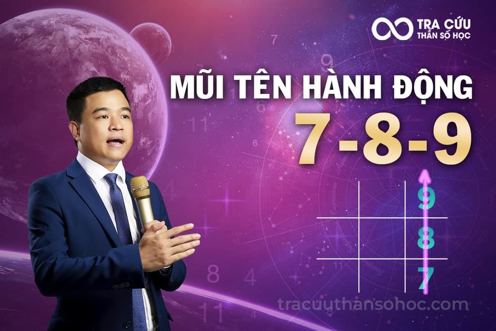 Mũi tên 789 là gì? Đặc điểm người có mũi tên hành động 789 trong thần số học như thế nào?