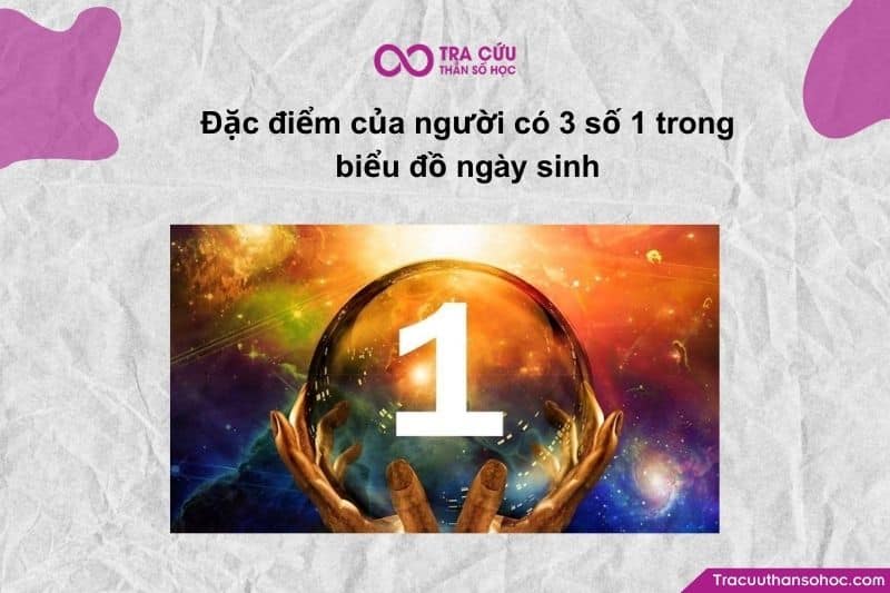 Khi 3 số 1 cùng xuất hiện, năng lượng này được khuếch đại mạnh mẽ, tạo nên một kiểu người rất dễ nhận ra.