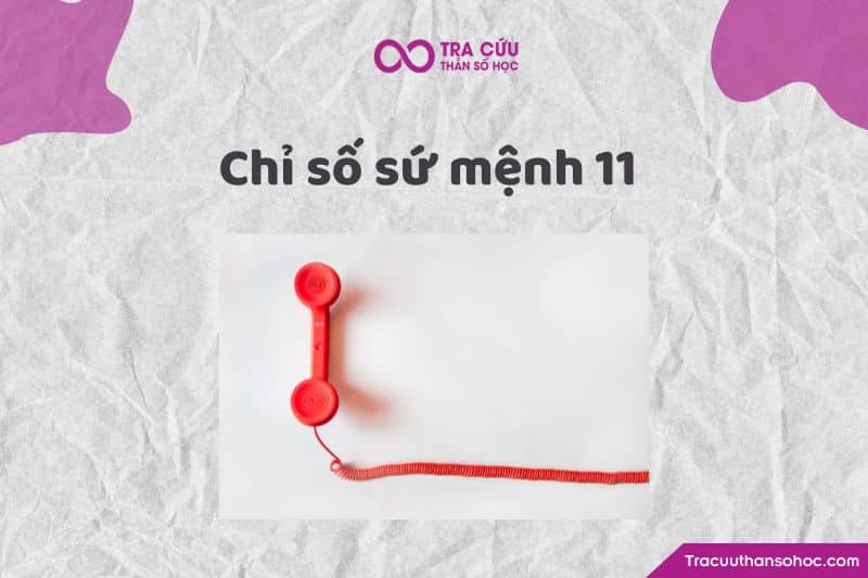 Chỉ số sứ mệnh 11 Chỉ số sứ mệnh 11