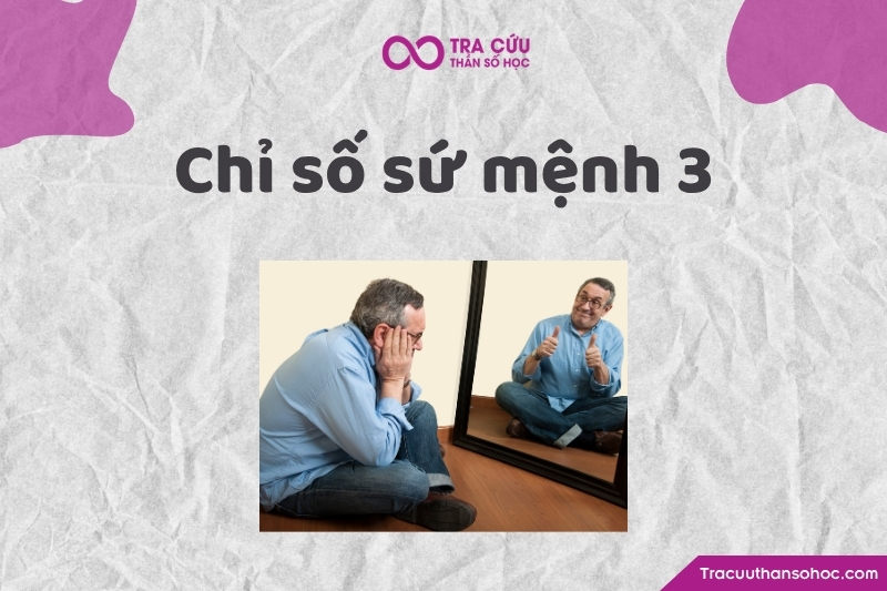 Chỉ số sứ mệnh 3 mang sứ mệnh là trở thành người đem đến sự lạc quan, hài hước Chỉ số sứ mệnh 3 mang sứ mệnh là trở thành người đem đến sự lạc quan, hài hước