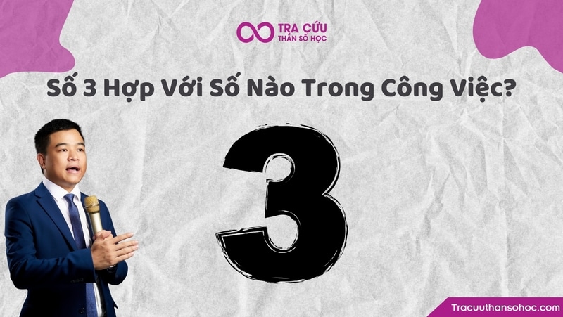 Số 3 hợp với số nào trong công việc, sự nghiệp?