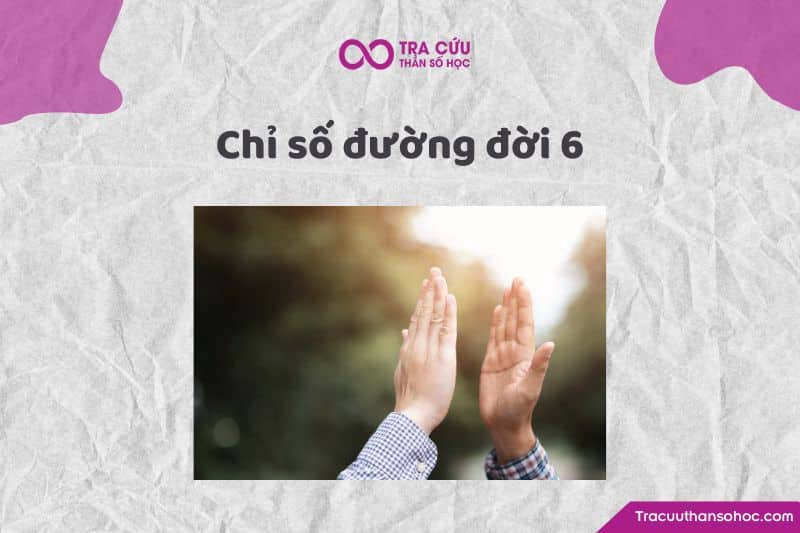 Chỉ số đường đời 6 Chỉ số đường đời 6